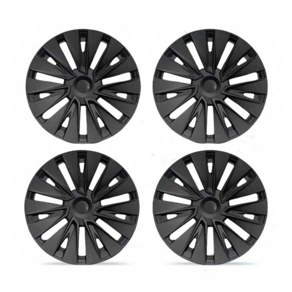 19‘’ Bladed Wheel Covers Matt Black For Model Y(2022-2024)