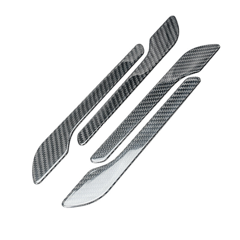 Real Carbon Fibre Car Door Handle Wrap Cover for Model 3(2024-2026)/Model Y(2025-2026) - Image 1