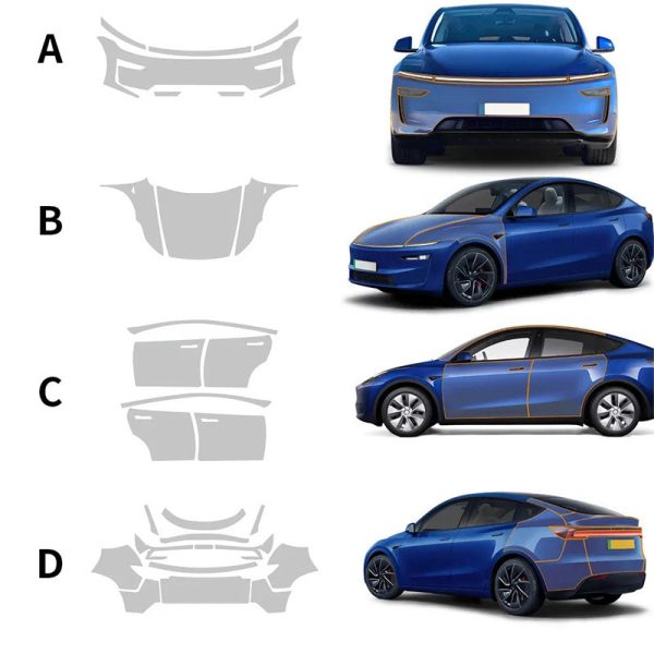 Full Body TPU Invisible Paint Protection Film Kit For Tesla Model 3 (2024-2026)