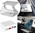 2in1 Magnetic Center Console Screen Storage Tray For Model 3(2021-2023)/Model Y(2022-2024) - Image 2