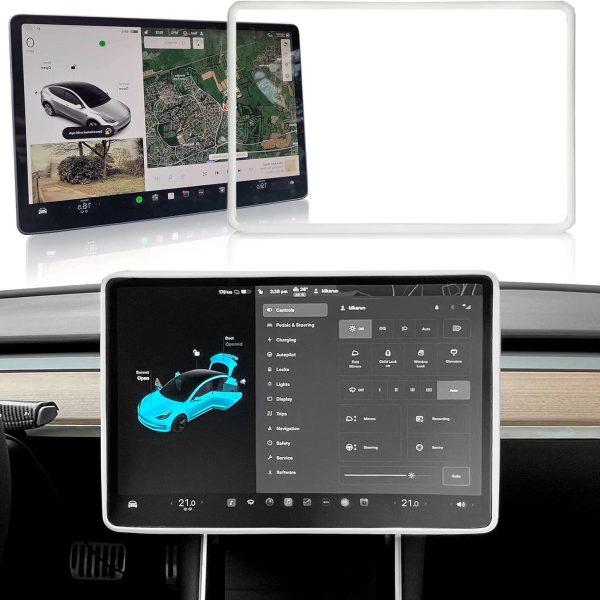 Edge Guard Screen Decor Protector for Model 3(2024-2026)/Model Y(2025-2026)