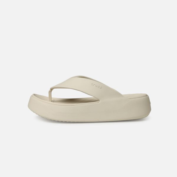 Crocs Women's Getaway Platform Flip Stucco