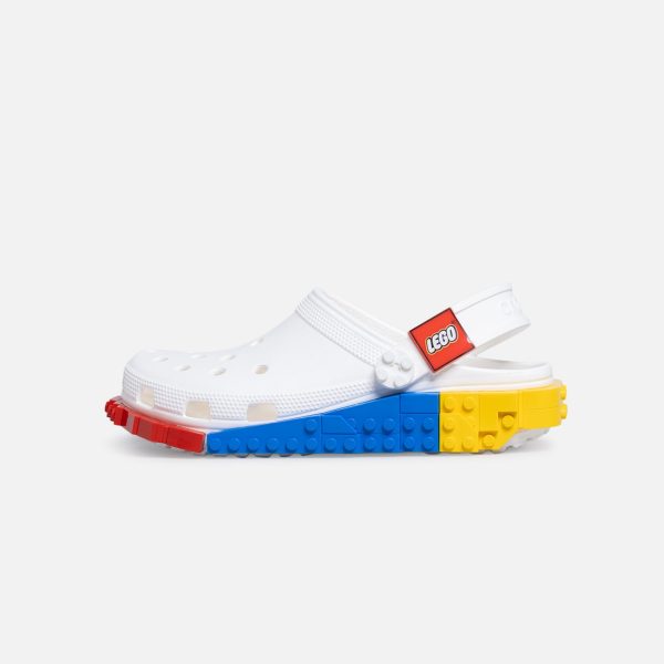 Crocs X LEGO® 4LW System Clog White/Blue/Yellow