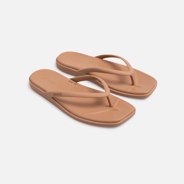 Crocs Women's Miami Flip Flop Chocolate