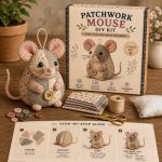 🧵DIY Patchwork Animal Kit – Create Your Own Adorable Animals - Highland Cattle - Image 7