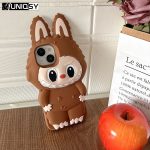 Labubu Shockproof Silicone iPhone Case – Cute 3D Character - Image 12