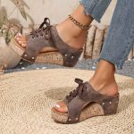 Women's Retro Summer Sandals –Comfortable Wedge Summer Slippers - Image 13