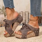Women's Retro Summer Sandals –Comfortable Wedge Summer Slippers - Image 14