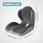 🪑 Ergonomic Seat Cushion — Memory foam. Lumbar support. Back pain relief. Sit better. - Image 7