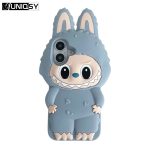 Labubu Shockproof Silicone iPhone Case – Cute 3D Character - Image 2