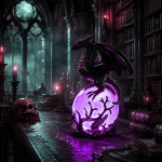 🔮🐉Gothic Dragon LED Crystal Ball Lamp for Dark Aesthetic Decor - Image 6