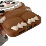 Labubu Shockproof Silicone iPhone Case – Cute 3D Character - Image 5