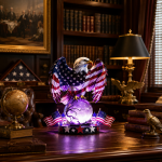 Patriotic Eagle Lamp - Image 3