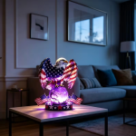 Patriotic Eagle Lamp - Image 5