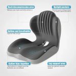 🪑 Ergonomic Seat Cushion — Memory foam. Lumbar support. Back pain relief. Sit better. - Image 6