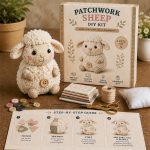 🧵DIY Patchwork Animal Kit – Create Your Own Adorable Animals - Highland Cattle - Image 5